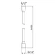 Шланг для ручного душу Qtap Hadice 1600 мм прямоугольний QTHADPVCSQ160B Black Matt - изображение 2