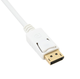 Переходник DP на HDMI кабель адаптер HDMI на Displayport для MacBook на TV монитор White PAVLYSH PA-9 - изображение 3