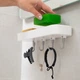 Мыльница клеящаяся двойная с крючками MBM HOME BP-11 WHITE пластиковая белая - изображение 10