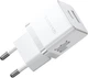 Ładowarka sieciowa Baseus Palm 1 x USB-C + 1 x USB-A 30 W White (6932172672485) - obraz 3