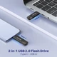 USB C Флешка 64GB - Набор из 3 ОТГ USB Накопителей 2 в 1 USB C USB A - изображение 2