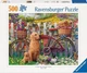 Пазл Ravensburger Cute Dogs in the Garden 500 елементів (4005555002093) - зображення 1