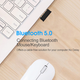 Bluetooth адаптер для тонкий 5.0 USB міні адаптер для ноутбука комп'ютера - зображення 4