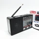 Радио GOLON RX-8866 цифровой портативный радиоприемник с фонариком функцией PowerBank. Цвет: черный - изображение 6
