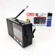 Радио GOLON RX-8866 цифровой портативный радиоприемник с фонариком функцией PowerBank. Цвет: черный - изображение 11