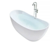 Ванна акриловая отдельностоящая Rea Ferrano 180x80 white REA-W0098 - изображение 6