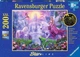 Puzzle Ravensburger Magical Unicorn Night XXL 200 elementów (4005556129034) - obraz 1