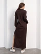 Платье ISSA PLUS 15484 XXL темно-коричневое (issa2007682775750) - изображение 3