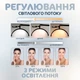 Лампа для наращивания ресниц Настольная LED лампа для маникюра тату косметолога с креплением для телефона для бьюти сферы Moon lamp Pavlysh M3X Black - изображение 5