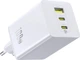 Ładowarka sieciowa Baseus EnerFill FE11 2 x USB-C + 1 x USB-A 100 W White (6932172690649) - obraz 2