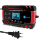 Зарядное устройство для автомобильного аккумулятора Foxsur 12V/8A 24V/4A SKMR241 (подходит на свинцово-кислотные и гелиевые АКБ) Красный - изображение 1