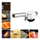 Портативная газовая горелка Flame Gun #920 turbo на газовый баллончик с пьезоподжигом и регулировкой пламени белый - изображение 3