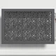 Решетка на батарею декоративная SMARTWOOD R2070 300 мм Графит (R20701106) - изображение 1