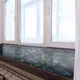 Покриття для підвіконня, м'яке скло з фотодруком Листя темної рослини, 1,2 мм (600х1600)(ПО-6-tx346) - зображення 2