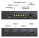Сплиттер разветвитель 4-х портовый HDMI V1.4 1x4 HDTV UHD 4Kx2K 3D Pavlysh HU-4 Black - изображение 5