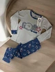 Детская пижама для мальчика Baykar хлопок р 6 116-122 см 6-7 лет серый с синим 9748-167 - изображение 2