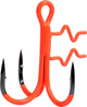 Гачок потрійний BKK Assist Spear-21 UVO Orange №1/0(4шт),5524413 - зображення 1
