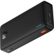 Павербанк Baseus Airpow 20000 mAh, швидка зарядка 20W QC3.0 PD3.0, USB + Type‑C, чорний - зображення 1