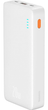 Павербанк Baseus Airpow 20000 mAh, швидка зарядка 20W QC3.0 PD3.0, USB + Type‑C, білий - зображення 2