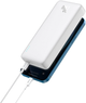 Павербанк Baseus Airpow 20000 mAh, швидка зарядка 20W QC3.0 PD3.0, USB + Type‑C, білий - зображення 6