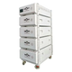 Мобильная платформа для аккумуляторов на колесах Biom Professional MB-HV-3 до 6 шт White - изображение 3