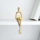 Статуетка MBM HOME "Людина з книгою" DH-ST-26 GOLD золотиста - зображення 1