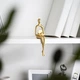 Статуетка MBM HOME "Людина з книгою" DH-ST-26 GOLD золотиста - зображення 2