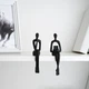 Статуэтка MBM HOME "Человек с книгой" DH-ST-26 BLACK черная - изображение 2