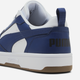 Мужские кеды низкие Puma Rebound v6 Low 39232862 42.5 (8.5UK) 27.5 см White/Blue Jewel/Gum (4069161527340) - изображение 6