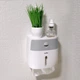Держатель для туалетной бумаги клеящийся MBM HOME BP-16 WHITE/GRAY белый/серый - изображение 7