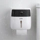 Тримач для туалетного паперу клейкий MBM HOME BP-16 WHITE/BLACK білий/чорний - зображення 6