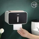 Держатель для туалетной бумаги клеящийся MBM HOME BP-15 WHITE/BLACK белый/черный - изображение 10