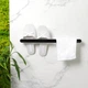 Держатель универсальный клеящийся MBM HOME BP-30 WHITE/BLACK Бело-черный - изображение 4