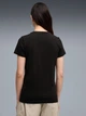 Футболка хлопковая женская Puma Ess Elevated Tee 69185501 S Black (4069161668142) - изображение 2