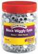 Zestaw akcesoriów Colorations Wiggle Eyes Black 1000 szt EYEJAR (191487016131) - obraz 1