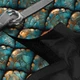 Шлея для собак мягкая WAUDOG Clothes c QR адресником, рисунок "Чешуя", XS2, В 28-31 см, С 20-22 см - изображение 3