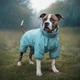 Дощовик для собак WAUDOG Clothes водонепроникний M45 В 55-60 см С 37-40 см блакитний - изображение 4