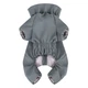 Дощовик для собак WAUDOG Clothes водонепроникний M47 В 69-72 см С 47-50 см сірий - изображение 3