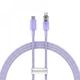 Кабель Baseus Explorer Series Fast Charging Cable with Smart Temperature Control Type-C to iP 20W 1m Purple (CATS010205) (14984) - изображение 1