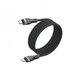 Кабель ACEFAST C11-03 Type-C to Type-C 3A, 60W, 1.2m, nylon + PVC, zinc connectors, Black (6974316280217) (14763) - зображення 1