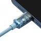 Кабель Baseus Gem Fast-Charging Data Cable USB-C to iP 20W 2m Galaxy Blue (P10373001311-01) (14768) - изображение 4