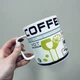 Чашка порцелянова 700 мл "Coffee" A-PLUS 3385 зелений бокал - зображення 3