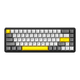 Игровая магнитная клавиатура AJAZZ AK680 MAX / Три режима подключения / RGB / Magnetic Switch / 8К / Grey - изображение 1