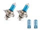Комплект галогенових ламп PHILIPS 12342CVSP H4 60/55W 12V P43t CristalVision+2xW5W - зображення 2