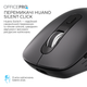 Мышь OfficePro M265B Wireless/Bluetooth Silent Click Black - изображение 7