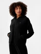 Толстовка на молнии с капюшоном женская 4F Sweatshirt F213 4FSS23TSWSF213-20S XS Черная (5904698234950) - изображение 1