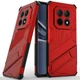 Захисний чохол з підставкою Deexe Bibercas для Xiaomi Redmi Note 15 5G / Poco M8 5G - Red - зображення 1