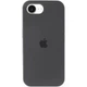 Чохол Silicone Premium case з захистом камери для iPhone 16e та iPhone 17e Full Camera Protective dark grey 0958 - изображение 5