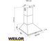 Витяжка купольна WEILOR WK 62 WH - изображение 8