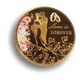 Коллекционная памятная монета для влюбленных Love Forever gold - изображение 2
